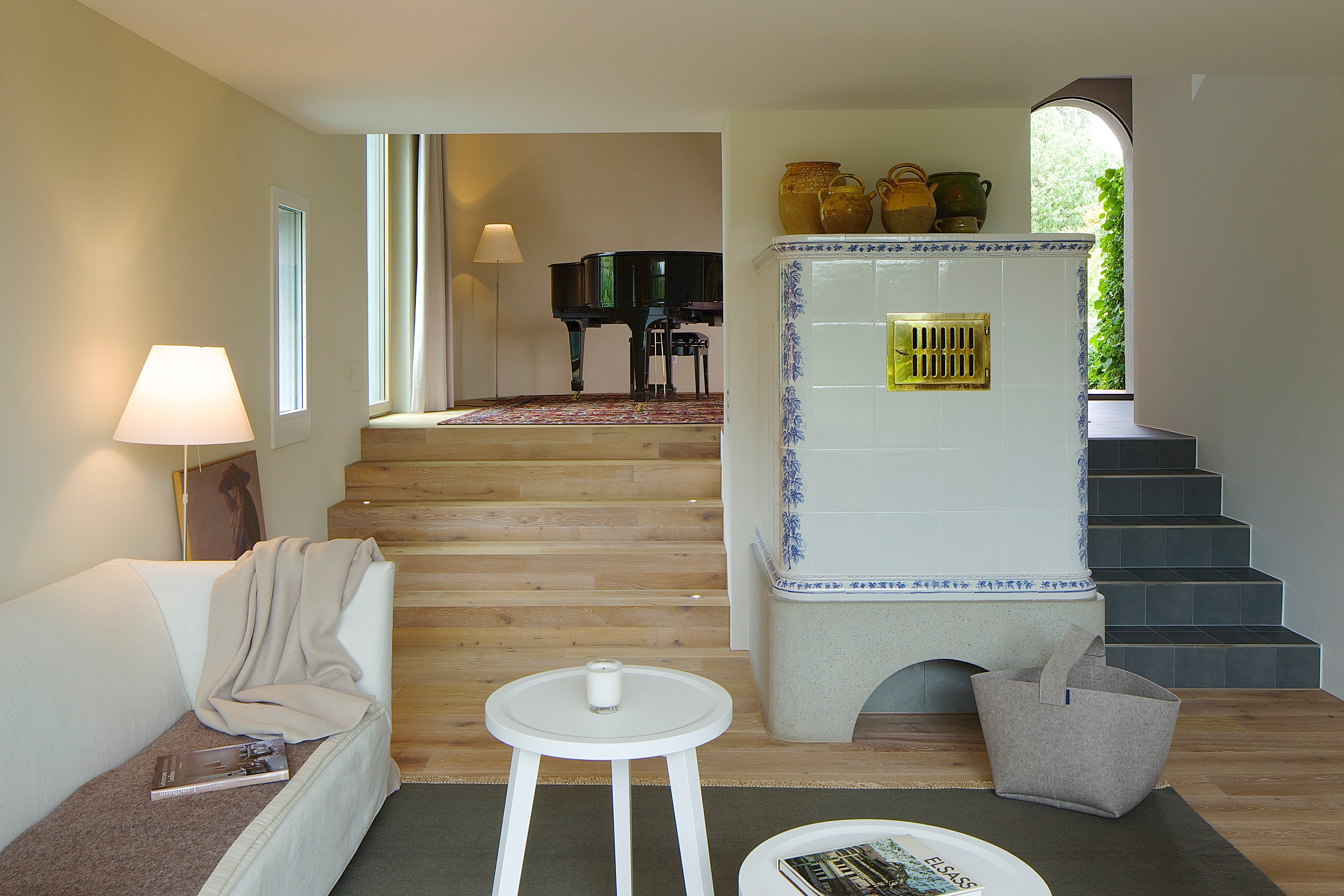 Liebevoll werden erhaltene Elemente mit Modernem kombiniert.