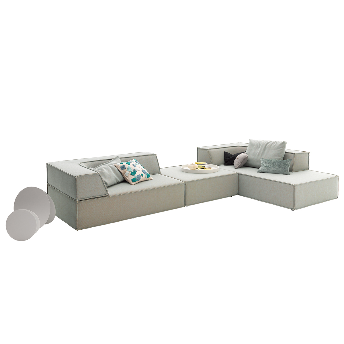 Sofa Trio mit Schlafsofa
