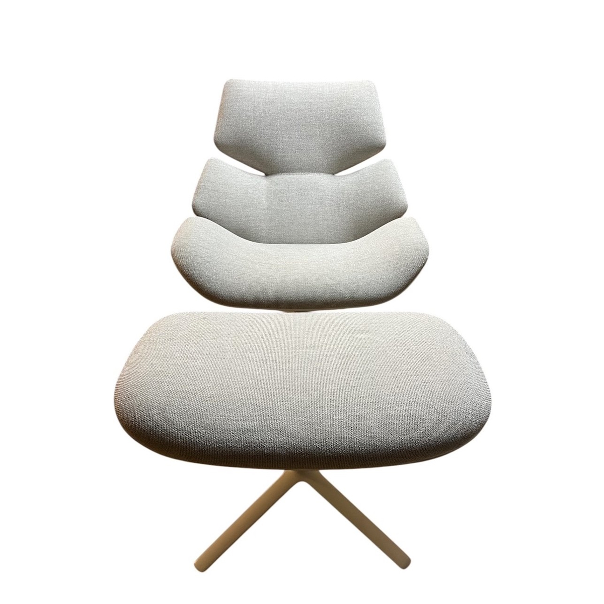 Drehsessel Shrimp mit Hocker