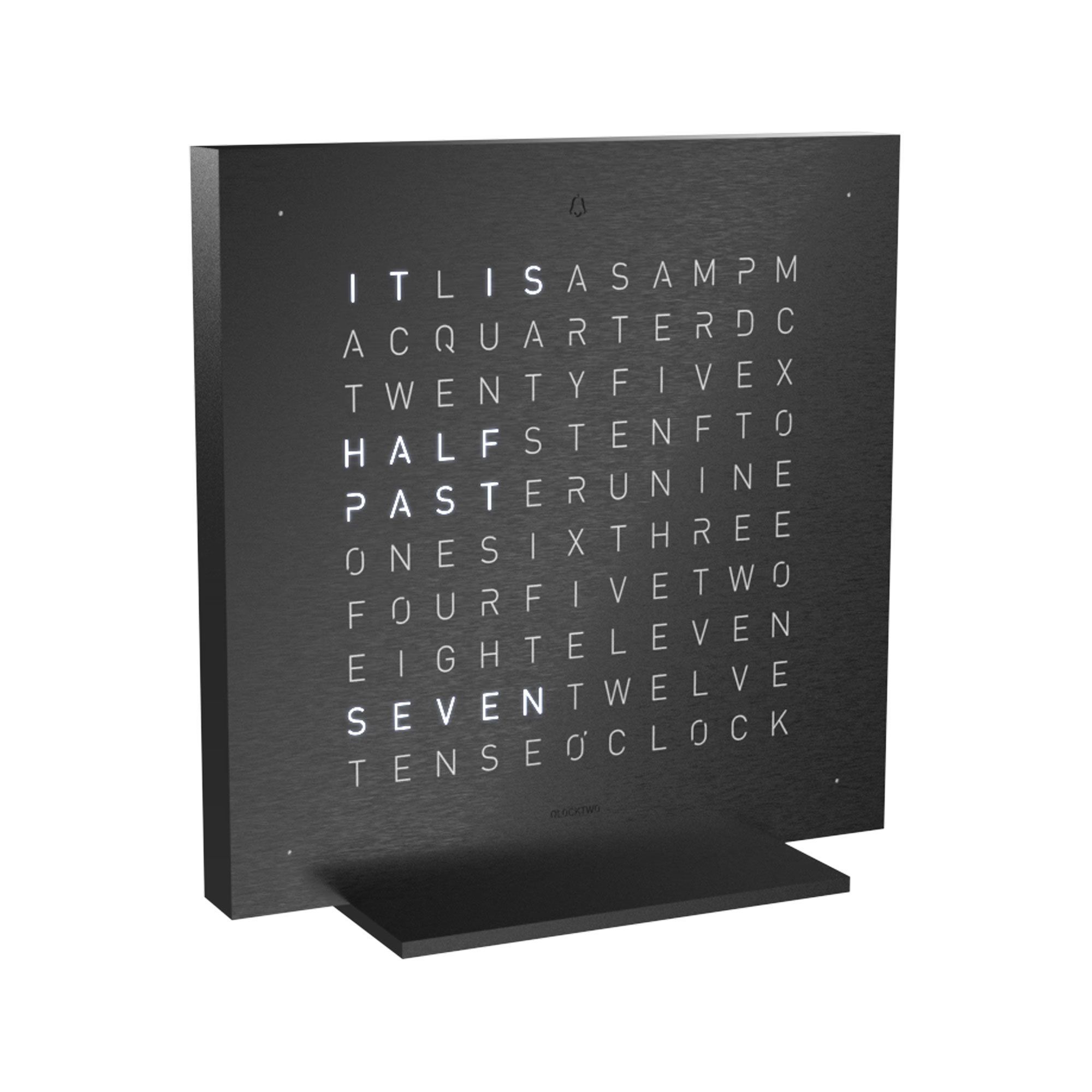 Tischuhr Qlocktwo Touch