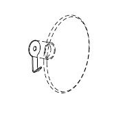 Edelstahlhaken für Bulb Wandhaken