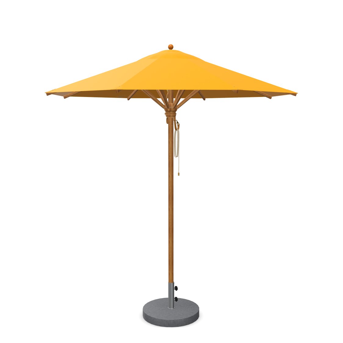 Sonnenschirm Teak rund