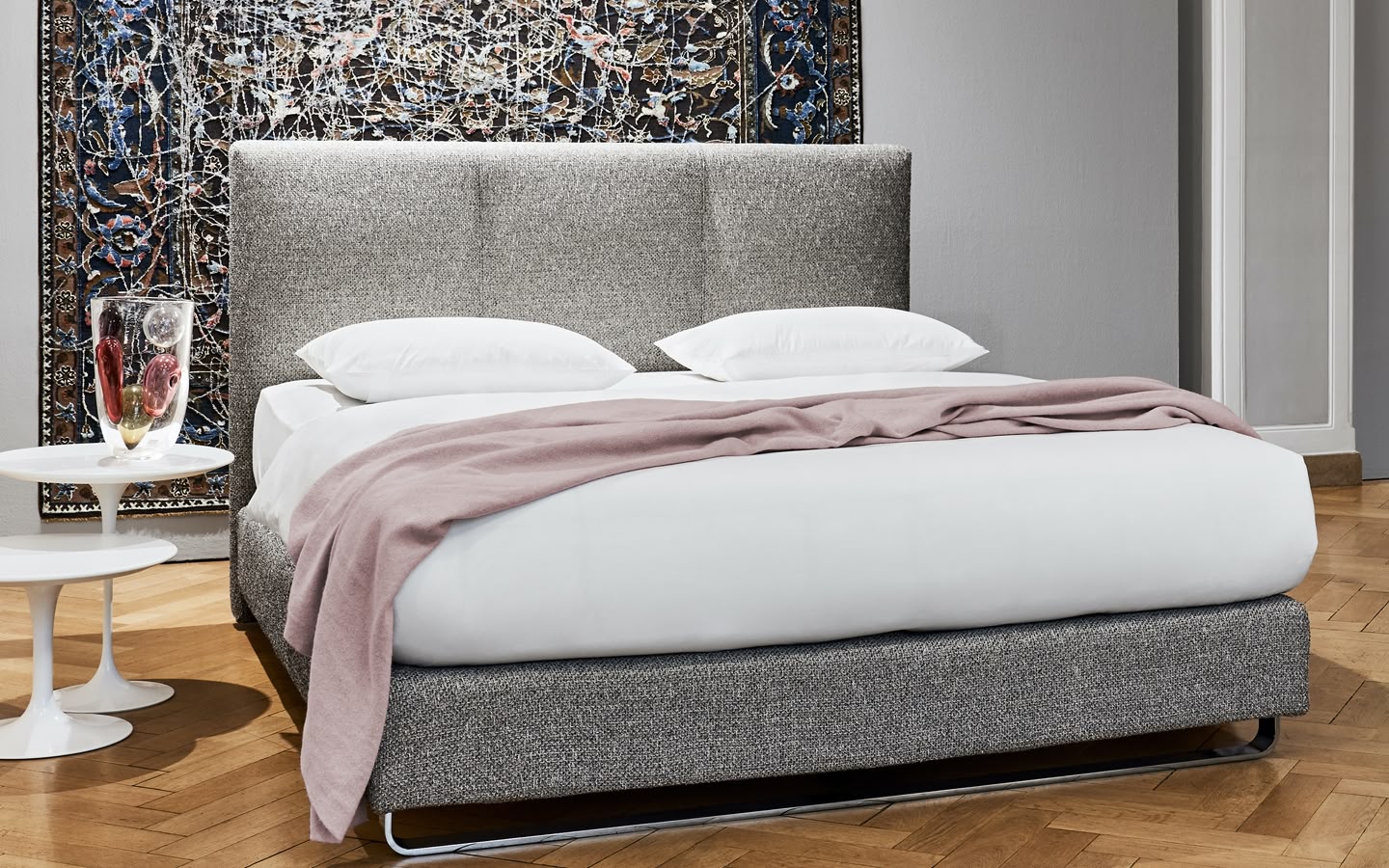 Boxspring Polsterbett Impérial Kopfteil Kate von Tréca Paris