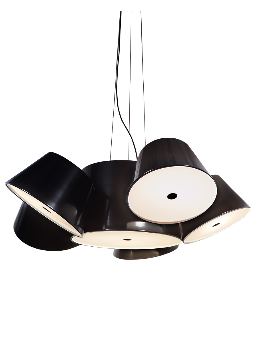 Hängeleuchte Tam Tam 5 schwarz